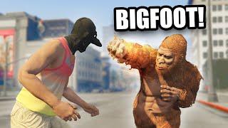 TROLLING PEOPLE AS BIGFOOT IN GTA 5 ONLINE SASQUATCH