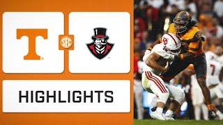 SEC Football Tennessee vs. Austin Peay Highlights