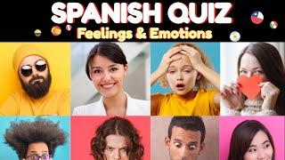 Spanish Quiz Game Feelings and Emotions