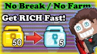 How to Profit 50+ WLs Daily Get RICH fast Method  Growtopia