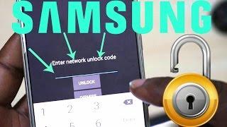 Unlock Samsung Galaxy S6 or any Samsung Device with Network Unlock Code