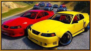 GTA 5 Roleplay - DRIFT MUSTANGS EMBARRASSING & ANNOYING COPS  RedlineRP