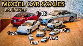 Most Popular Model Car Scales And Sizes Explained 118 v 124 v 132 v 143 v 164 v 187