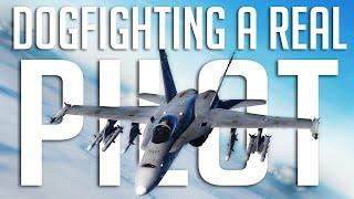 I Dogfight a Real French Rafale Pilot FA-18C Hornet  DCS
