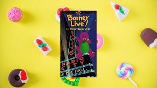 Barney Live in New York City 1994 Original VHS Copy