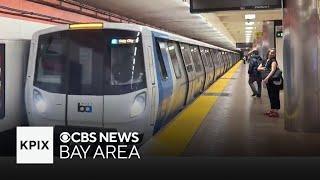 Woman 74 dies after being pushed in front of BART train