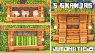 5 Automatische Farmen die sich perfekt für den Start in Minecraft 1.16 - 1.20.4 eignen ANLEITUNG