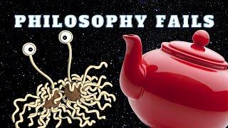 Dissecting Russells Teapot and The Flying Spaghetti Monster