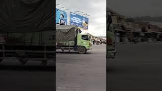 Truck Gandeng Muatan Penuh #truck #shortvideo