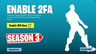 HOW TO ENABLE 2FA IN FORTNITE CHAPTER 4 SEASON 3 EASY METHOD