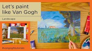 Tutorials  Lets Paint Like Van Gogh  Landscape