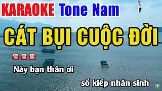 Cát Bụi Cuộc Đời Karaoke Tone Nam  Nhạc Sống Thanh Ngân