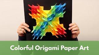 Colorful Origami Paper Art  Arts & Crafts for Kids