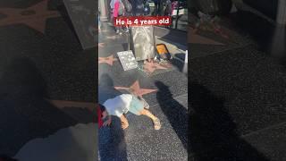 New Star of Hollywood. Dance of a little Armenian in honor of Tupac Shakur  Новая звезда Hollywood.