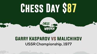 Garry Kasparov vs Malichikov  USSR Championship 1977