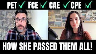 Successful C2 Proficiency student shares tips on how she passed all the Cambridge English exams