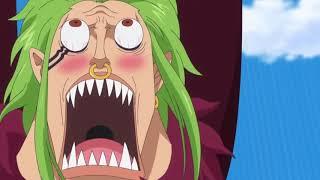 One Piece - Zoro saves Robin Rebecca and Bartolomeo from Picas Attack