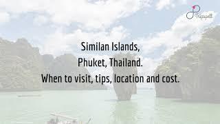 Similan Islands Phuket Guide - What to do When to visit How to reach Cost  Tripspell