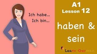 Learn German for beginners A1 - Verb Conjugation Part 1 - Lesson 12