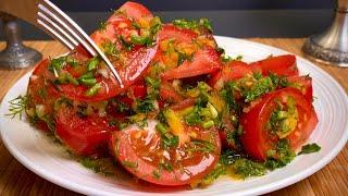 The most delicious tomato appetizer ever  Magic salad - easy and fast