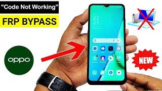 All Oppo FRP BYPASS ANDROID 10  “Code Not Working”  Without PC 