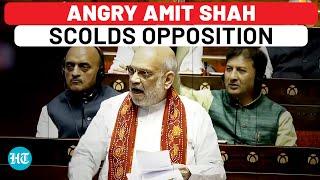 Amit Shah Gets Angry Shouts At Opposition Amid Wayanad Landslide Deaths Discussion  Parliament