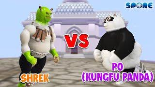 Shrek vs Po Kungfu Panda  Cartoon Face-Off S5E5  SPORE