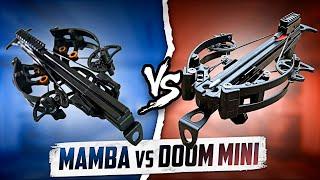 Мини Арбалет Mamba vs арбалет Doom mini. КТО БЫСТРЕЕ СТРЕЛЯЕТ?