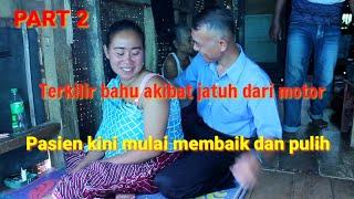 PAT 2#pasien jatuh dari motor pasien kini dalam tahap penyembuhan