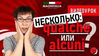 Несколько qualche или alcuni? Урок по итальянскому. #итальянскийязыкснуля #итальянскийязык #италия