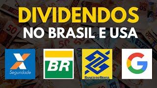 DIVIDENDOS 2024  Atualização da carteira de DIVIDENDOS 2024 CXSE3 BBAS3 PETR4 GOOGL