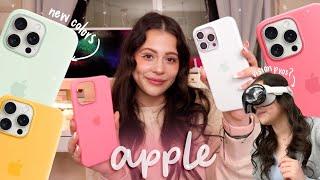 NEW Apple Silicone Case Unboxing *pink & soft mint*🫶