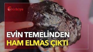 Evinin Temelinde  Sentetik Ham Elmas Buldu  Şimdi Satmak İstiyor