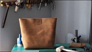 Making a Leather Tote Bag