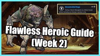 *UNCONTROLLED RAGE * Heroic Menagerie Flawless Guide Week 2 Destiny 2