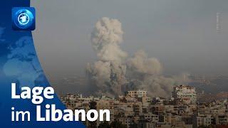 Nahost Israelische Luftangriffe auf den Libanon