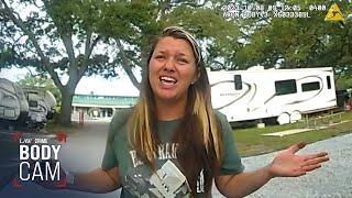 Bodycam Florida Woman Smeared Dog Poop on Neighbor’s Face at Trailer Park