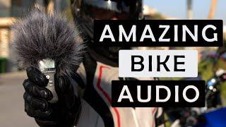 How to record RAW BIKE SOUND + SAMPLES  Zoom H1N Tested