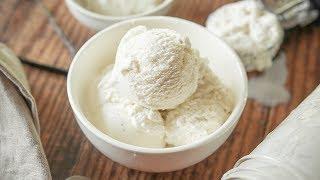 KETO Ice Cream Recipe  LOW CARB Vanilla Keto Ice Cream In A Mason Jar