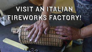 Visit an Italian Fireworks Factory - Big multi-break canister shells and bottom shots - dry wrap