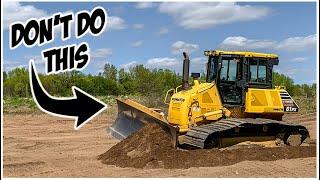 What NOT to do in a Bulldozer  Heavy Equipment Operator