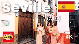 Seville Spain Walking Tour 4K 