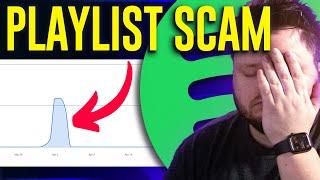 Exposing a Spotify Playlist Scam