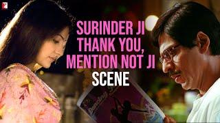 Surinder Ji Thank You Mention Not Ji  Scene  Rab Ne Bana Di Jodi  Shah Rukh Khan Anushka Sharma