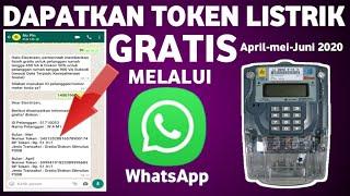 cara mendapatkan token listrik gratis 2020 melalui wa