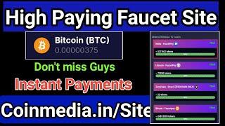 High Paying Faucet Site  Free Crypto Site  Claim Every 2 Minute  Unlimited  Instant Payment