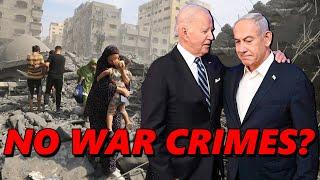 Biden UNCERTAIN if Israels Committed War Crimes Netanyahu Prolonging Genocide to Stay in Power