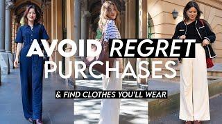 How To Buy CLOTHES Youll ACTUALLY WEAR  AVOID REGRET PURCHASES
