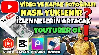 YOUTUBE VİDEO VE KAPAK FOTOĞRAFITHUMBNAİL NASIL KOYULUR? YOUTUBER OLPARA KAZANİZLENMELER ARTACAK