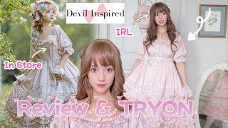Devil Inspired UNBOXING Review & TRY ON  Lolita Fashion Store